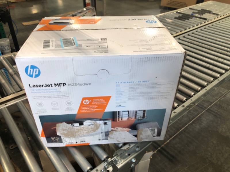 Photo 3 of HP LaserJet MFP M234sdwe Wireless Black and White All-in-One Printer with built-in Ethernet & fast 2-sided printing, HP+ and bonus 6 months Instant Ink (6GX01E)