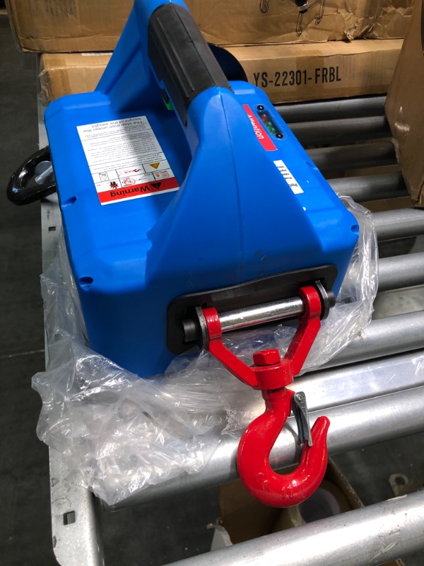 Photo 5 of ANBULL Electric Hoist Winch 1100LBS,Portable Hoist 110Volt Electric Winch with Wireless Remote Control,Wire Lenght 7.6M,3 in 1 Hoist with Emergency Stop Switch