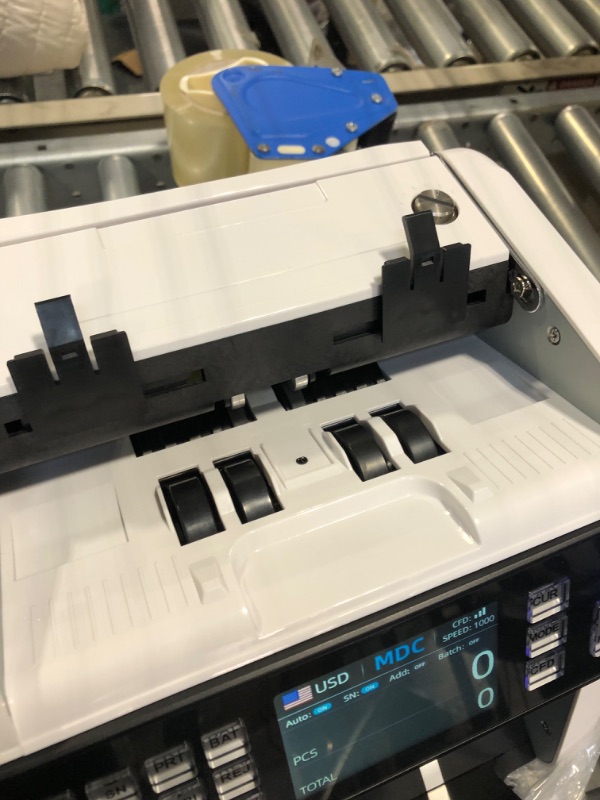 Photo 7 of Money Counter Machine Bank Grade, Mixed Denomination Bill Counter with 2CIS Counterfeit Detection for USD/EUR/GBP/CAD/MXN