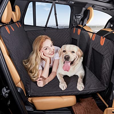 Photo 1 of 
YJGF Back Seat Extender for Dogs,Dog Car Seat Cover for Back Seat Bed Inflatable for Car Camping Air Mattress,Dog Hammock for Car Travel Bed,Non Inflatable Car Bed Mattress for Car SUV Truck (Black