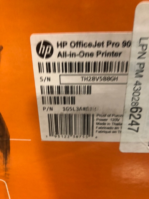 Photo 3 of HP OfficeJet Pro 9015e Wireless Color All-in-One Printer with bonus 6 months Instant ink with HP+ (1G5L3A),Gray