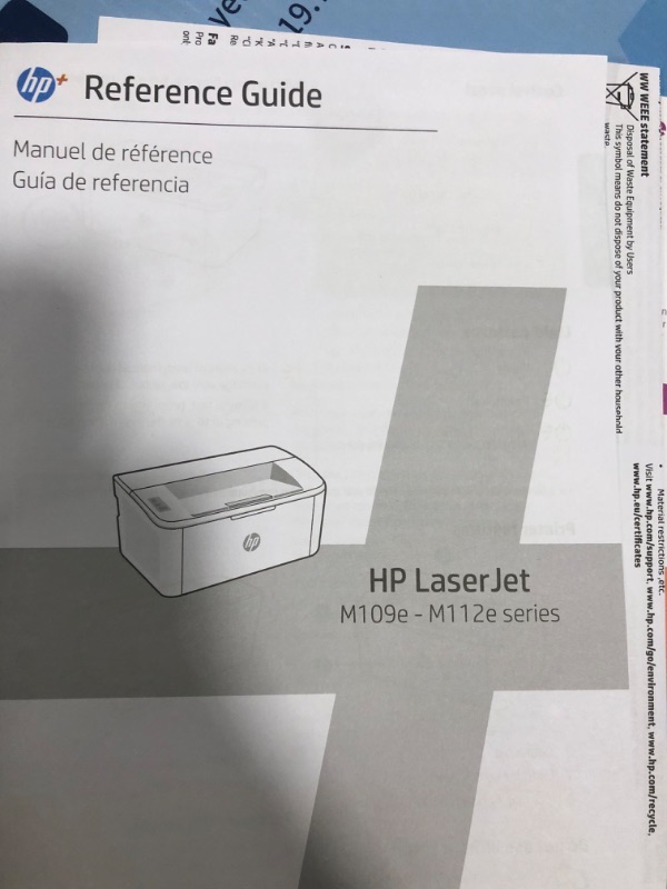 Photo 4 of HP LaserJet M110we Wireless Black and White Printer with HP+ and Bonus 6 Months Instant Ink (7MD66E) New Version: HP+, M110we