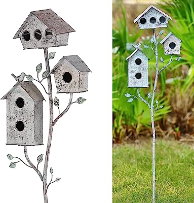 Photo 1 of Phaxth Bird Houses for Outside, Birdhouse Hotel, 3 Room