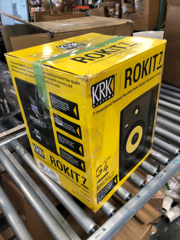 Photo 3 of KRK ROKIT7G4 KRK 7" POWERED MONITOR Black RP7-G4 MONITOR