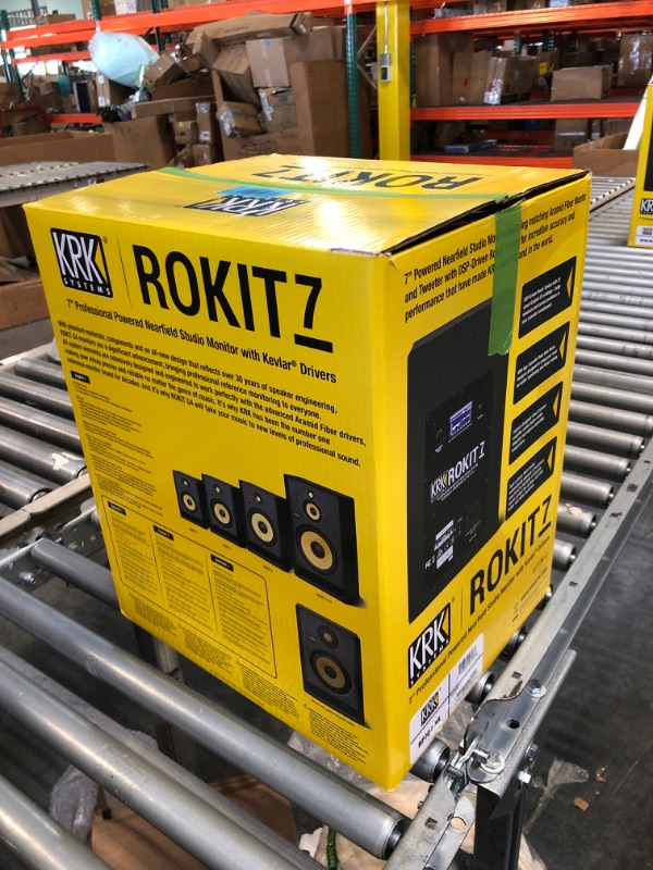 Photo 3 of KRK ROKIT7G4 KRK 7" POWERED MONITOR Black RP7-G4 MONITOR