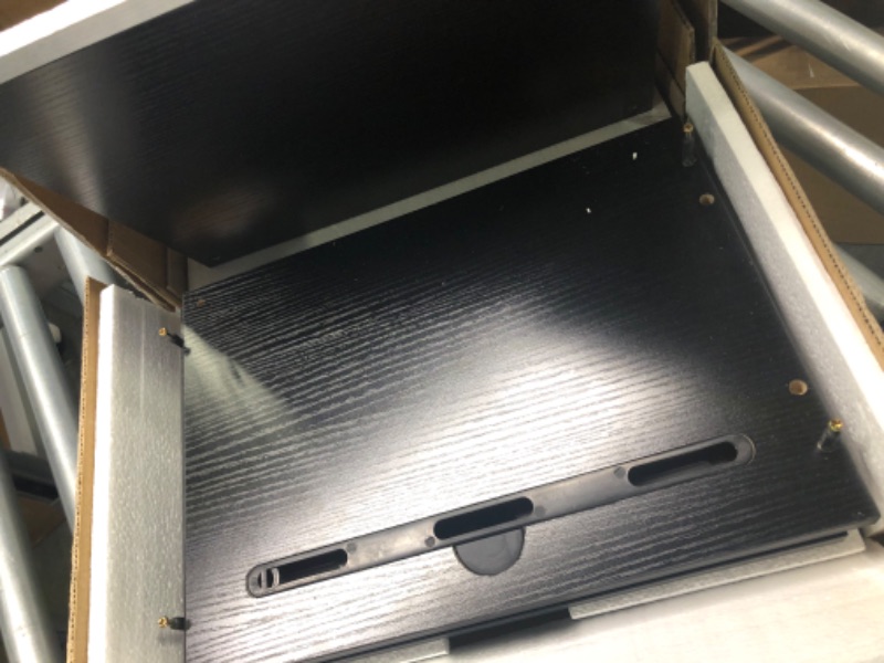 Photo 1 of LORYERGO Dual Monitor Stand - [Upgraded] Monitor Stand w/ 2 Slots for Phone & Tablet, Dual Monitor Riser, Length and Angle Adjustable, Computer Stand for Monitor, Laptop, Tablet (Black)
