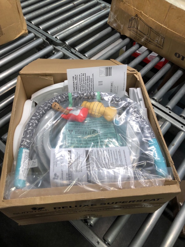 Photo 1 of Summer 3-Stage Deluxe SuperSeat (Baby Beats) Positioner, Booster, and Activity Center for Baby Multicolor
--- Factory Package ---- 