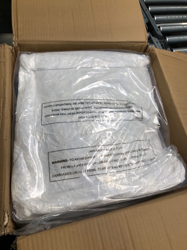 Photo 1 of --- Factory Seal ---  5 Inch Goose Down and Feather Bed, Luxury Extra Thick Mattress Topper King Size, Hotel Collection 1900 GSM Overfilled Pillow Top, Hand Made 1200TC Egyptian Cotton Fabric, 78x80 Inch Cotton King
--- Factory Seal --- 