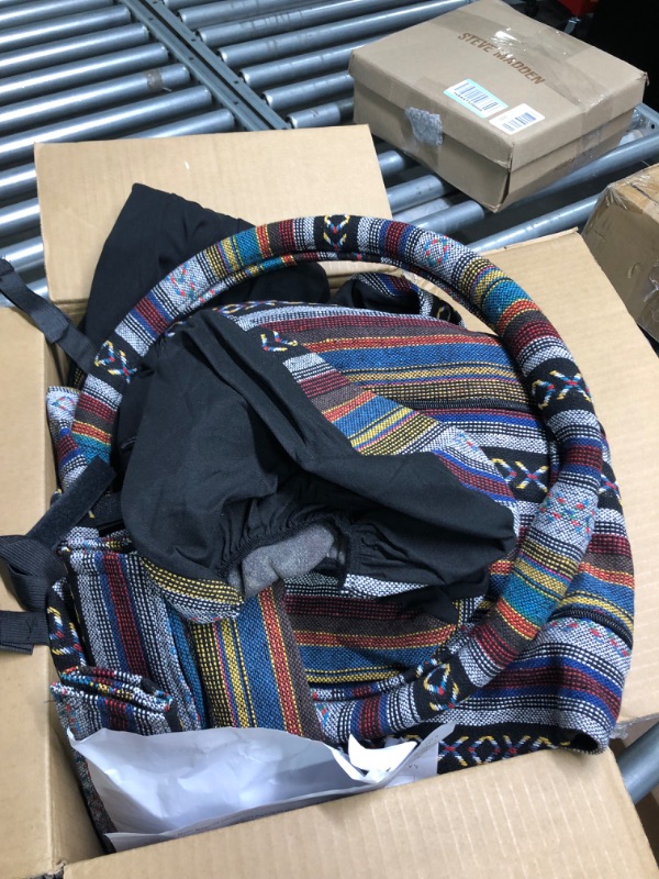 Photo 1 of AKAUTO High Back Baja Saddle Blanket Car Seat Covers Full Set, Washable and Breathable Automotive Seat Cover, Universal Colorful Striped Woven Interior Cover for Sedan, SUV, Truck, Airbag Compatible
