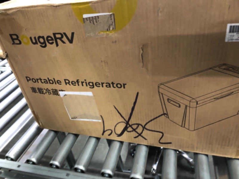 Photo 2 of BougeRV 12 Volt Refrigerator 12V Car Fridge 23 Quart Portable Freezer Compressor Cooler 12/24V DC 110~240 Volt AC for Truck Van RV Camper SUV Boat Travel Camping Road Trips Tailgating -7?~50?