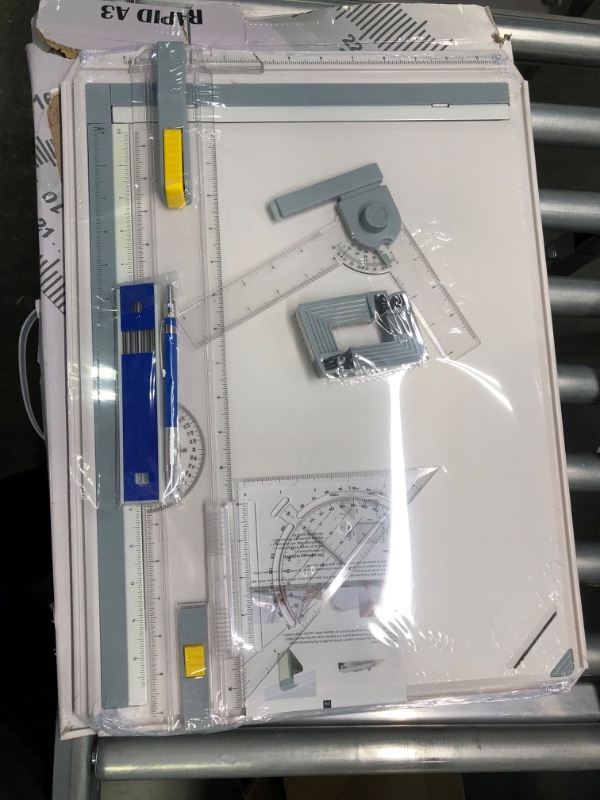 Photo 1 of Frylr Metric A3 Drawing Board Drafting Table Multifunctional Drawing Board Table with Clear Rule Parallel Motion and Angle Adjustable Measuring System
