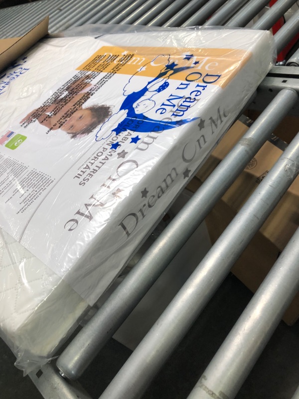 Photo 1 of Dream On Me Holly 3” Fiber Portable, Greenguard Gold Certified, Waterproof Vinyl Cover, Lightweight Mini Crib Mattress, White
--- Factory Seal --- 