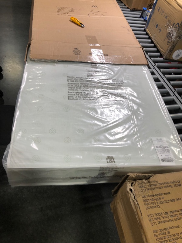Photo 1 of Delta Children Twinkle Galaxy Dual Sided Crib and Toddler Mattress - Premium Sustainably Sourced Fiber Core - Waterproof - GREENGUARD Gold Certified (Non-Toxic) - 7 Year Warranty - Made in USA
--- Factory Seal --- 