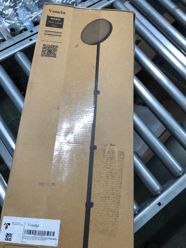 Photo 1 of Double Side Lighting RGB Floor Lamp, Super Bright 2000LM Modern Standing Lamp Color Changing Dimmable for Living Room Office, Remote, Smart APP Control, Compatible with Alexa & Google Assistant