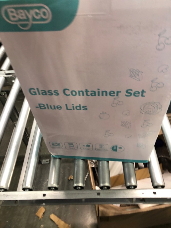 Photo 3 of Bayco Glass Storage Containers with Lids, 9 Sets Glass Meal Prep Containers Airtight, Glass Food Storage Containers, Glass Containers for Food Storage with Lids - BPA-Free & Leak Proof