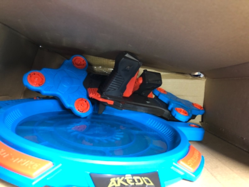 Photo 1 of Legends of Akedo Powerstorm Triple Strike Tag Team Arena with 40+ Battle Sound Effects, Light Up Scoreboard and 2 Battling Warriors Exclusive to The playset