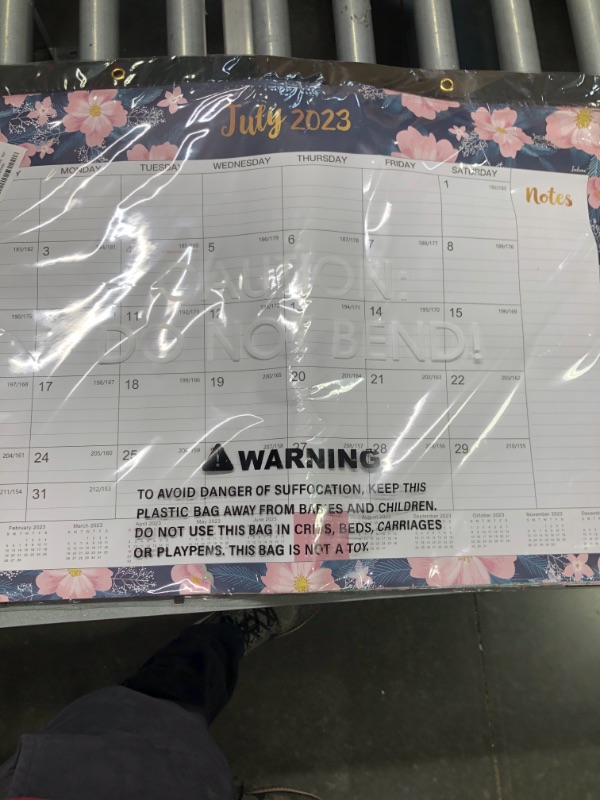 Photo 3 of Desk Calendar 2023-2024 - Calendar 2023-2024 from July 2023 - December 2024, 18 Months Large Monthly Desk Calendar, 17" x 12", Desk Pad, Large Ruled Blocks, to-do List & Notes, Best Desk/Wall Calendar for Planning or Organizing