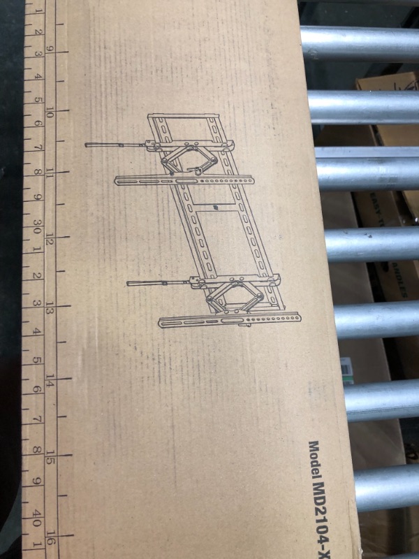 Photo 2 of Mounting Dream Advanced Tilt TV Wall Mount for Most 42-90 Inch Flat and Curved TV, Universal Wall Mount TV Bracket with Extension up to 7 inch, Fits 16", 24", 32" Studs, Max VESA 800x400mm and 120LBS