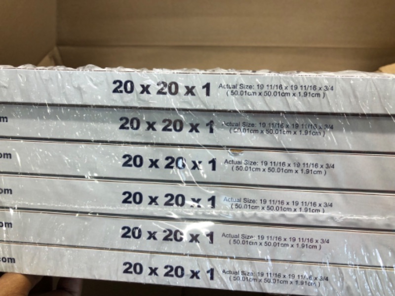 Photo 4 of BNX TruFilter 20x20x1 Air Filter MERV 11 (6-Pack) - MADE IN USA - Allergen Defense Electrostatic Pleated Air Conditioner HVAC AC Furnace Filters for Allergies, Dust, Pet, Smoke, Allergy MPR 1200 FPR 7