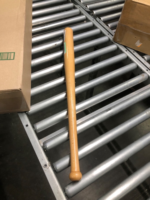 Photo 1 of Genuine Solid Beech Wood Baseball Bat - 27 Inch 23 Oz - Tball Bat, Self Defense, Weight Training, and Pickup Games - Classic and Timeless Design - KOTIONOK
