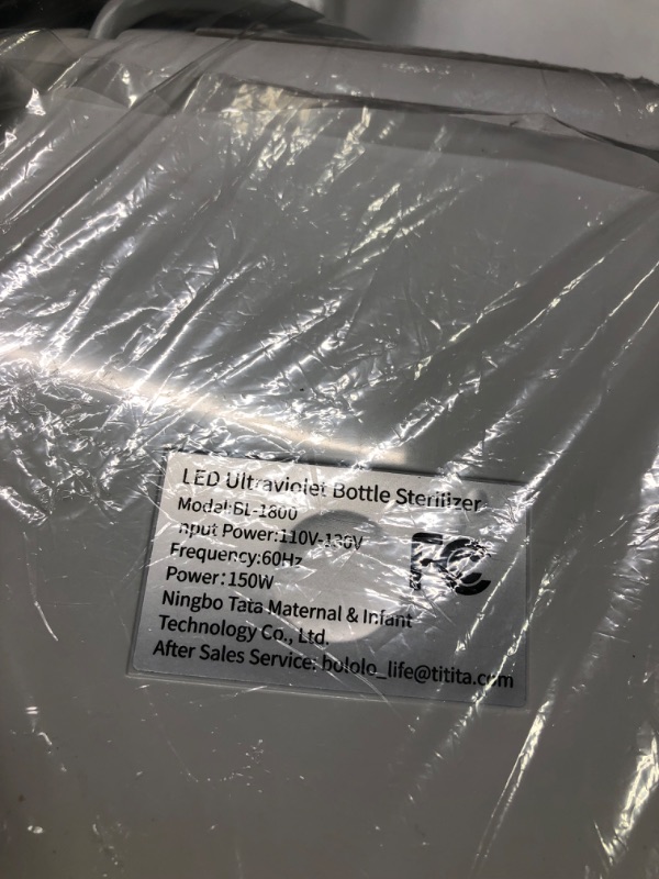 Photo 1 of BOLOLO UV-C Baby Sterilizer and Dryer | Drying and Ready to go Storage | Bottle sanitizer with UVC LED | No Ozone UV LED