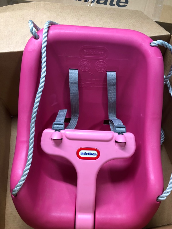 Photo 1 of Little Tikes 2-in-1 Snug 'n Secure Swing Magenta
