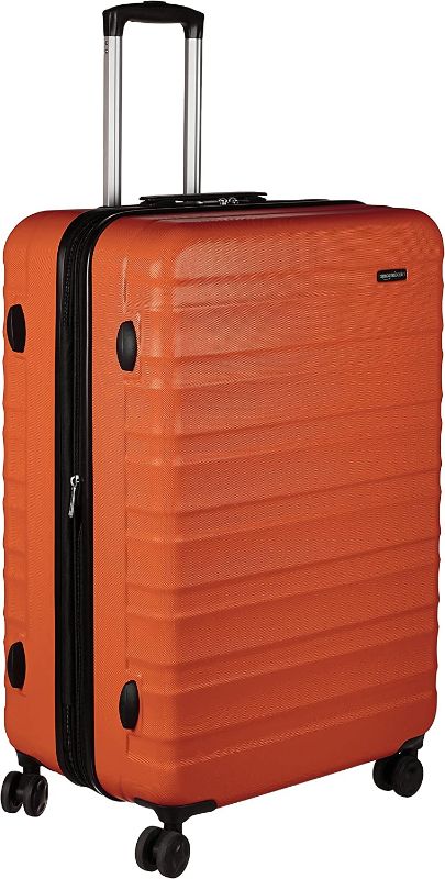 Photo 1 of Amazon Basics 28-Inch Hardside Spinner, Orange
