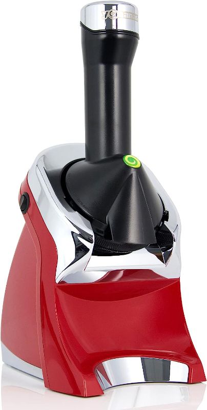 Photo 1 of Yonanas 988RD Deluxe Vegan, Dairy-Free Frozen Fruit Soft Serve Maker, Includes 75 Recipes, 200 W, Red
