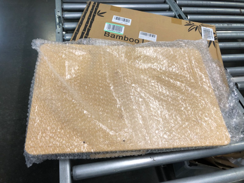 Photo 1 of Bamboo Laptop Desk, Lap Desk for Laptop with Mouse Pad, Laptop Table for Bed Sofa, Laptop Stand for Lap
