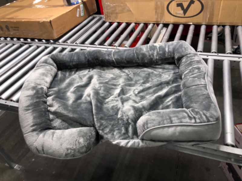 Photo 1 of BEDSURE Large Orthopedic Dog Bed for Large Dogs - Big Waterproof Dog Bed Large, Foam Sofa with Removable Washable Cover, Waterproof Lining and Nonskid Bottom Couch, Pet Bed L?35x25x7"? Grey
--- Open Box --- 