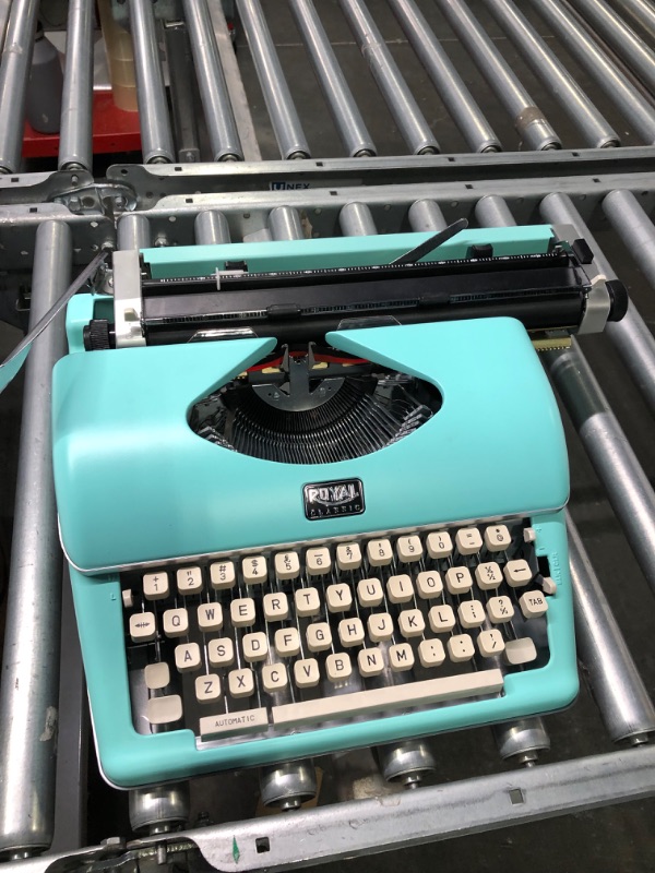 Photo 3 of Royal 79101T Classic Manual Typewriter (Mint Green)