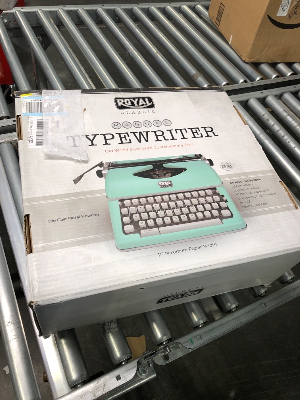 Photo 5 of Royal 79101T Classic Manual Typewriter (Mint Green)