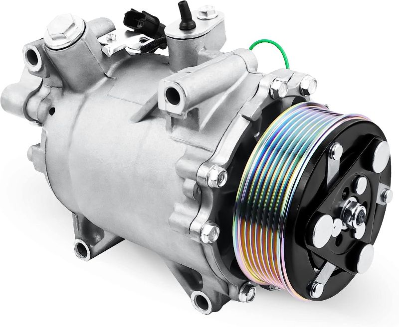 Photo 1 of CO 4920AC, A/C Compressor with Clutch Compatible with 2007-2015 Honda Civic CRV & Acura ILX RDX, Air Conditioning Compressor Replacement Part | New, OE: 38810RWCA03, 38810RZYA01, etc.