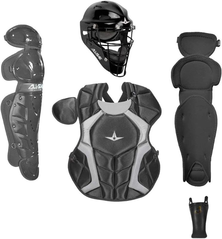 Photo 1 of All-Star Baseball-and-Softball-Catcher-Chest-Protectors Player's Series Catching Kit/Meets NOCSAE/Adult 31 Size