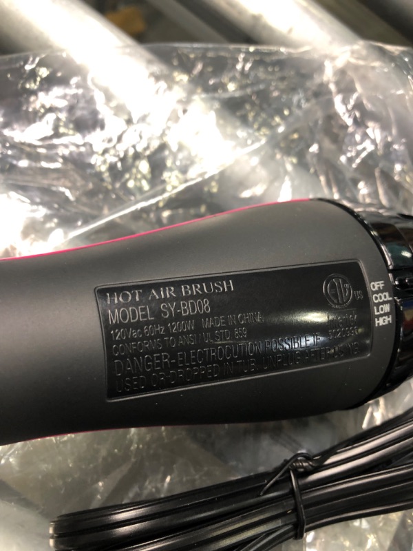 Photo 1 of Hair Dryer Brush Blow Dryer Brush in One, 4 in 1 Styling Tools Blow Dryer with Ceramic Oval Barrel, Hair Dryer and Styler Volumizer, Hot Air Brush Hair Straightener Brush for All Hair Types