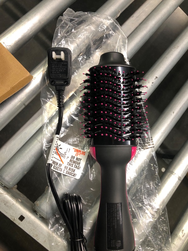 Photo 1 of Hair Dryer Brush Blow Dryer Brush in One, 4 in 1 Styling Tools Blow Dryer with Ceramic Oval Barrel, Hair Dryer and Styler Volumizer, Hot Air Brush Hair Straightener Brush for All Hair Types