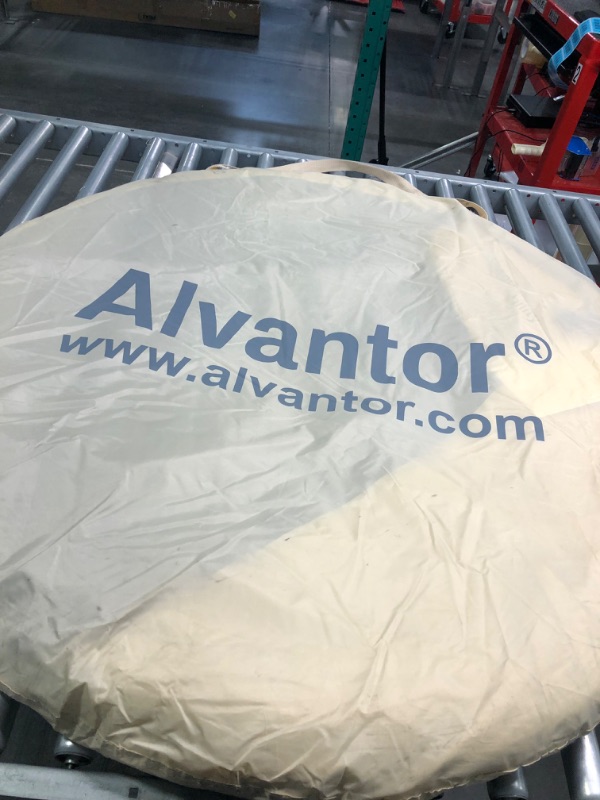 Photo 2 of Alvantor Pop Up Bubble Tent - 10’ x 10’ Instant Igloo Tent - 4-6 Person Screen House for Patios - Large Oversize Weather Proof Pod - Cold Protection Camping Tent - Beige