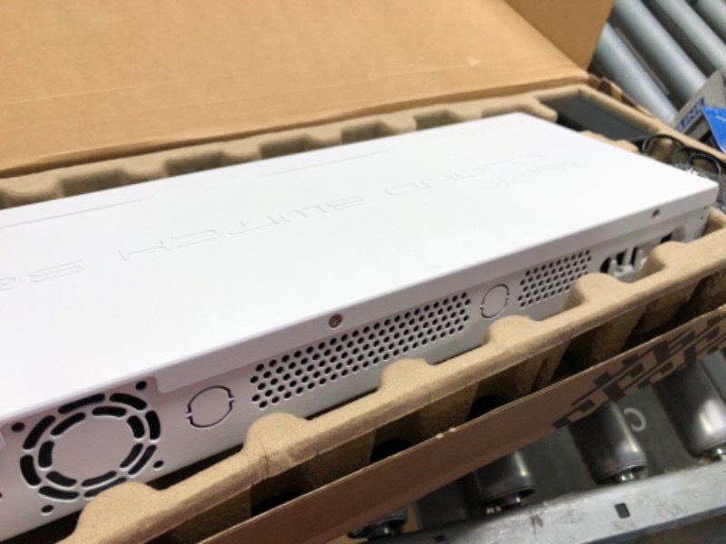 Photo 3 of Mikrotik CRS326-24G-2S+RM Cloud Router Switch 326-24G-2S+RM 24 Gigabit port switch with 2 x SFP+ cages in 1U rackmount case, Dual boot (RouterOS or SwitchOS)