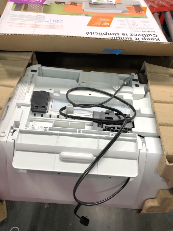 Photo 4 of DeskJet 2755e Wireless Inkjet Printer with 6 months of Instant Ink Included with HP+