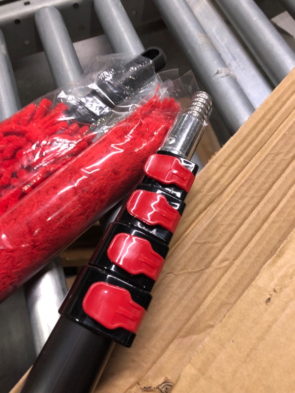 Photo 1 of ***Small duster is missing*** 30 Foot High Reach Dusting Kit with 6-24 Foot Extension Pole // High Ceiling Duster with Telescopic Pole // Cobweb Duster // Microfiber Duster // Outdoor & Indoor Extendable Duster Cleaning Kit 24 feet