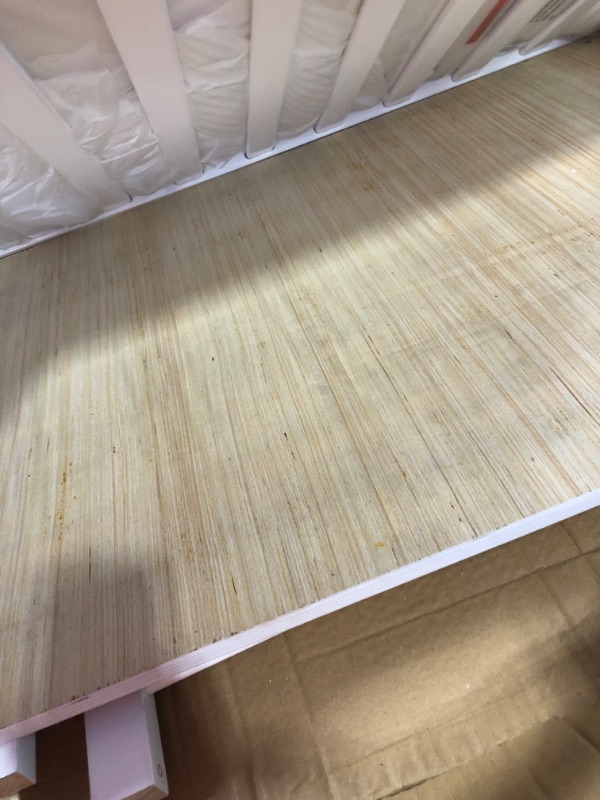 Photo 1 of Dream On Me Emma 3 in 1 Convertible Toddler Bed and Dream On Me Floral Dreams Firm Fiber Standard Crib Mattress in Rose Pink I Greenguard Gold Certified I JPMA Certified