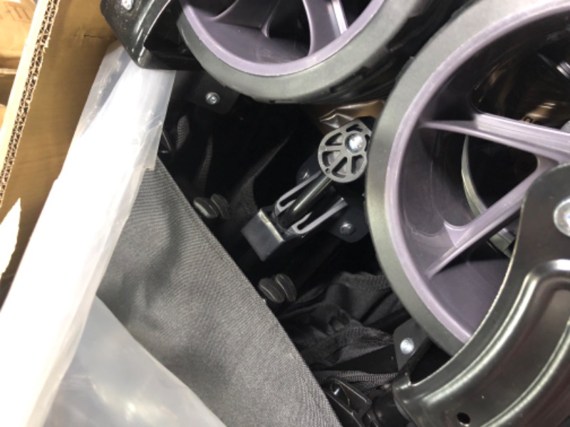 Photo 3 of Sekey Collapsible Foldable Wagon with Big All-Terrain Beach Wheels, Heavy Duty Folding Utility Garden Cart with 220lbs Weight Capacity and Drink Holders. Black Black Widen Wheels