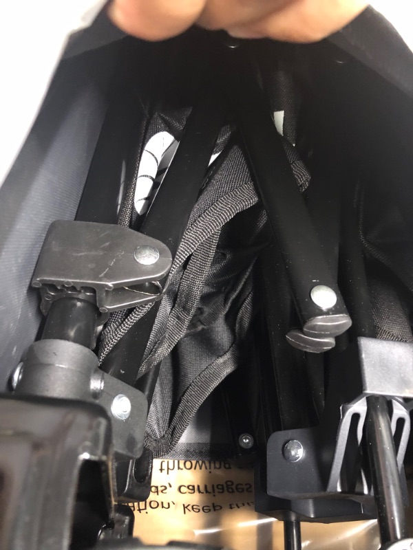 Photo 4 of Sekey Collapsible Foldable Wagon with Big All-Terrain Beach Wheels, Heavy Duty Folding Utility Garden Cart with 220lbs Weight Capacity and Drink Holders. Black Black Widen Wheels