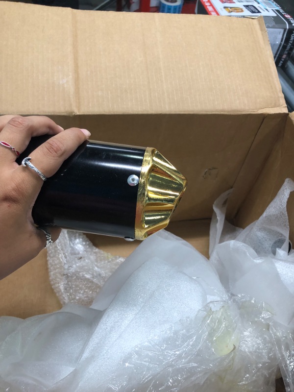 Photo 4 of FVRITO High Performance Exhaust Pipe Muffler Silencer Assembly Kit for Honda CRF50 XR50 Apollo DB-x14 x18 Chinese 70cc 110cc 125cc SSR Taotao DB14 DB10 Rocketa X-pro x8 Pit Dirt Bike Motocrosss Gold