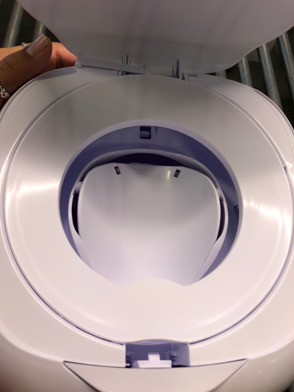 Photo 1 of Diaper Genie Expressions Pail | Odor-Controlling Baby Diaper Disposal System | Includes Diaper Pail and 1 Starter Refill Bag