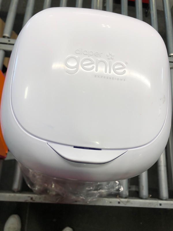 Photo 1 of Diaper Genie Expressions Pail | Odor-Controlling Baby Diaper Disposal System | Includes Diaper Pail and 1 Starter Refill Bag