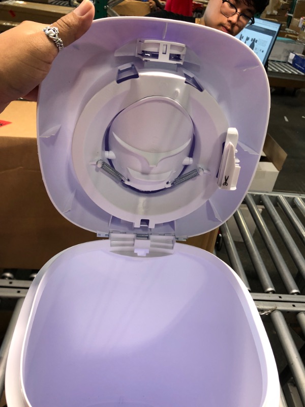 Photo 1 of Diaper Genie Expressions Pail | Odor-Controlling Baby Diaper Disposal System | Includes Diaper Pail and 1 Starter Refill Bag