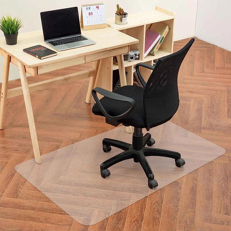 Photo 1 of Gnova Office Mats for Rolling Chairs,Frosted Translucent Mat W40×L60cm 1.5mm Thick for Home Hard Floor Protector (Size : 50x80cm(20x31in))