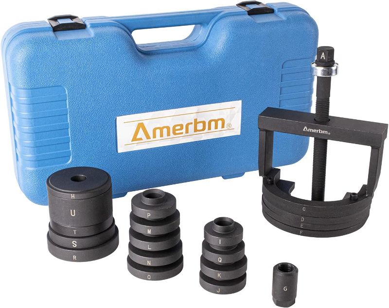 Photo 1 of Amerbm Wheel Bearing Removal & Installing Kit, Hub Removal Set, Back & Front Wheel Bearing Puller Tool, Easily Removal The Bearing from SpindleBearing Housing