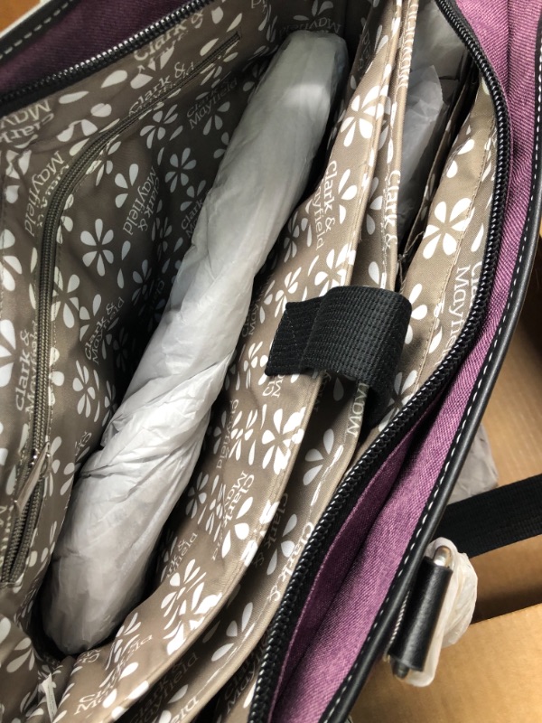 Photo 4 of Padded laptop section fits up to 17.3" laptops.
Wide shoulder straps for comfort.
Inside pockets for wallet, pens, and peripherals.
Outside pocket for cell phone, flash drive and boarding pass.
Pocket on back slides over rolling luggage handle.